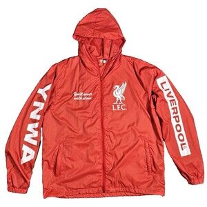 Liverpool FC Jacket | Official LFC Windbreaker | Licensed  | Size XL | Red